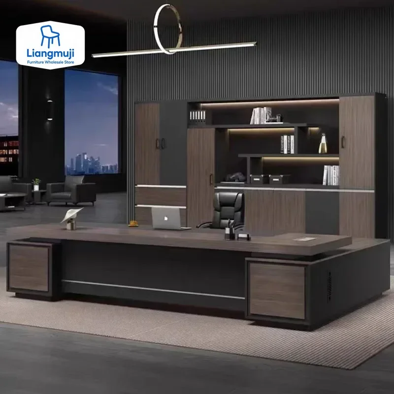 Desk Setup Gaming And Work - Scrivania con piano sollevabile, sedia da