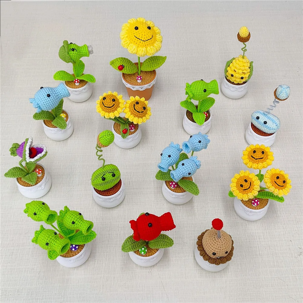 Desk Setup Plant - Piante Zombies Girasole Pisello Piante in