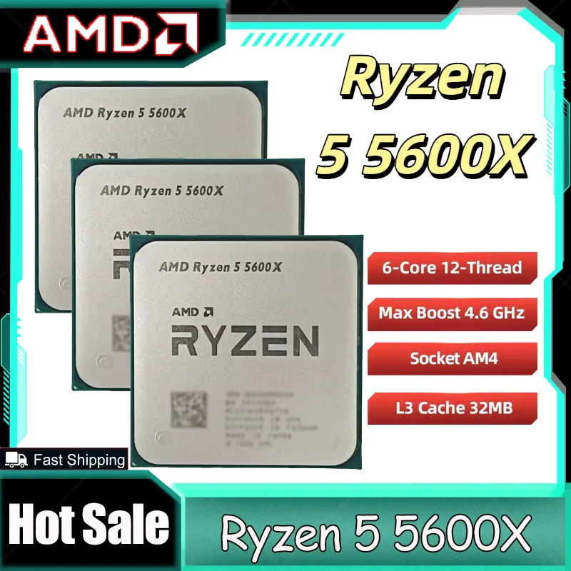 Amd Cpu Ryzen 5 - Processore Desktop AMD Ryzen 5 5600X,