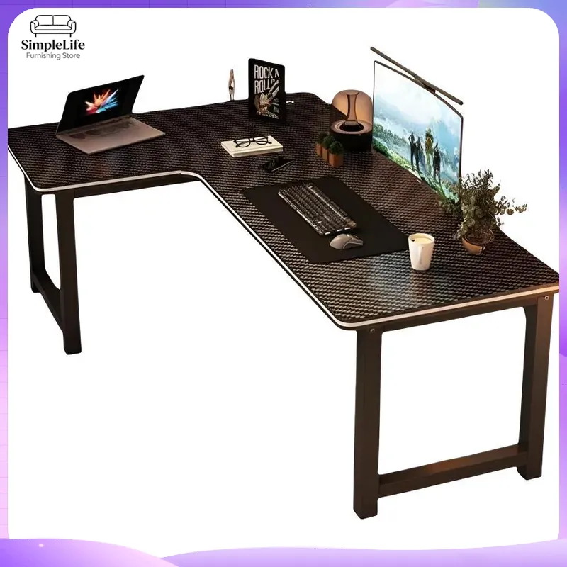 Dual Monitor Desk Setup - Scrivania da Gaming ad Angolo con