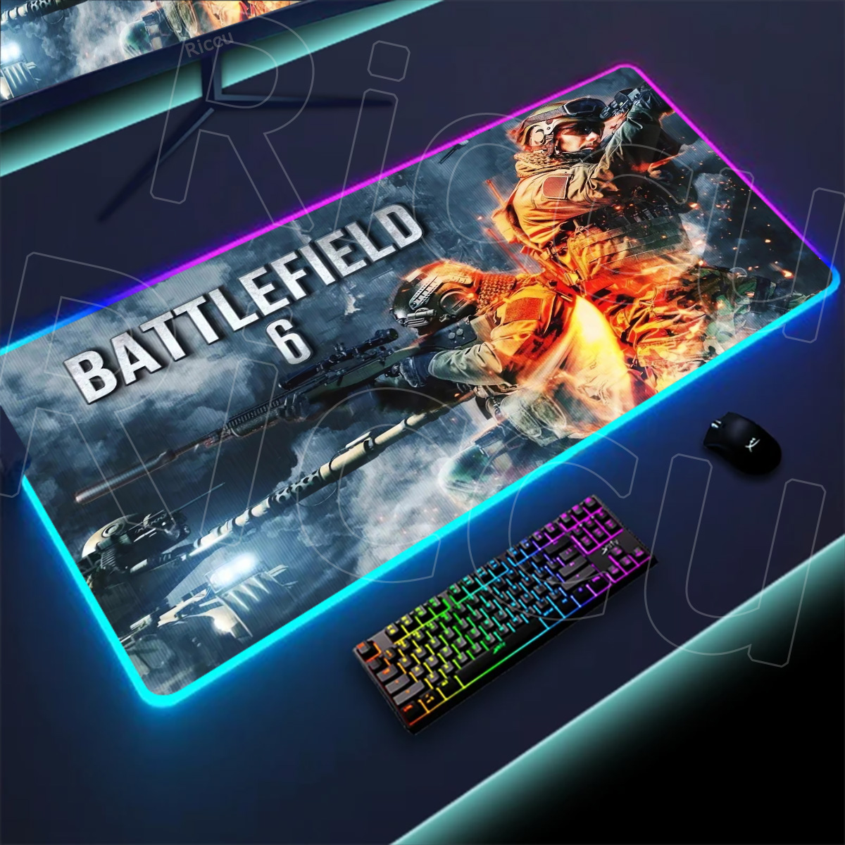 Desk Setup Rgb - Nuovo Gamer Rgb Tappetino da scrivania