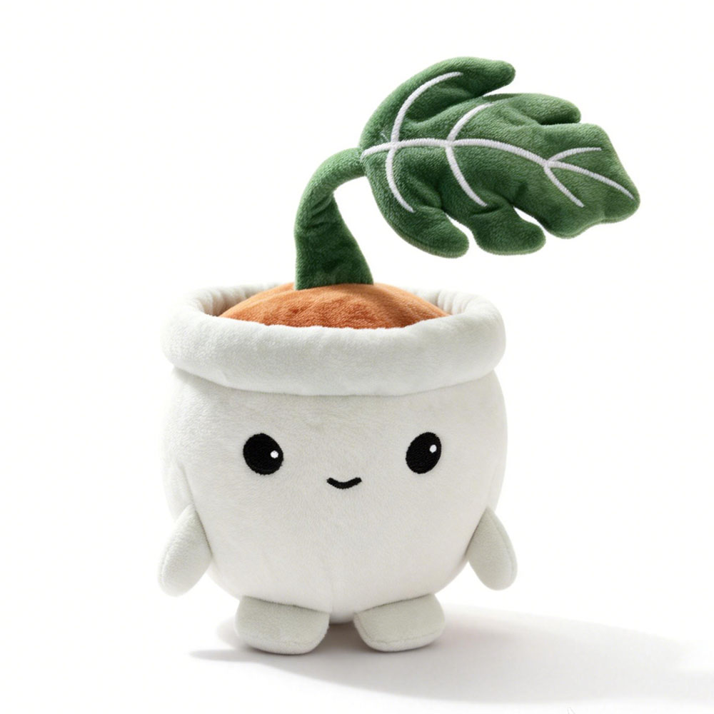 Desk Setup Plant - Simpatico Peluche a Forma di Pianta