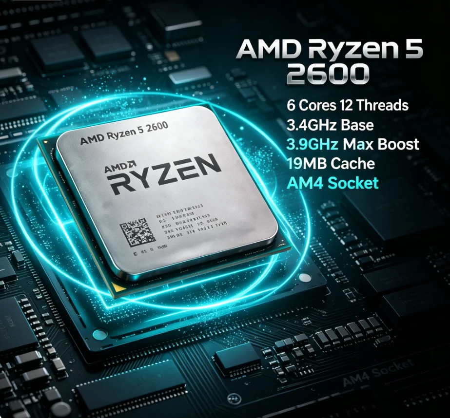 Amd Cpu Ryzen 5 - Processore AMD Ryzen5 2600 R5 2600