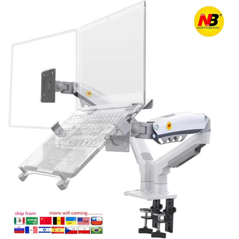 Supporto da Scrivania NB F160  - Dual Monitor Desk Setup recensione e prezzo