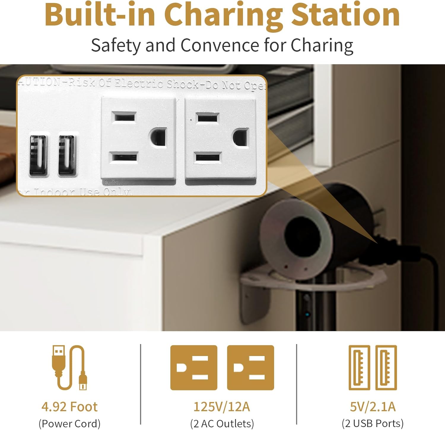 Vanity Desk 3 in 1 con pannell - Desk Setup Charging Station recensione e prezzo