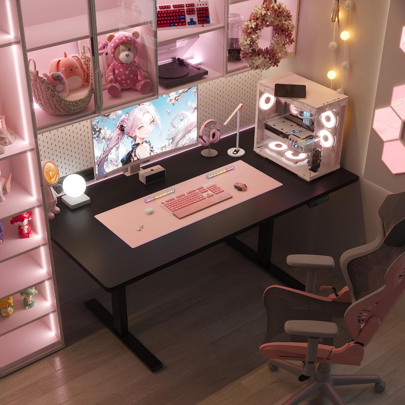 Scrivania Elettrica Regolabile - Dual Monitor Desk Setup recensione e prezzo