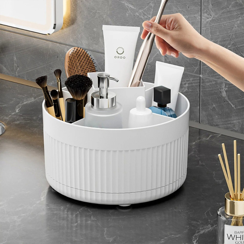 360 °   Contenitore Rotante da - Desk Setup Shelves recensione e prezzo