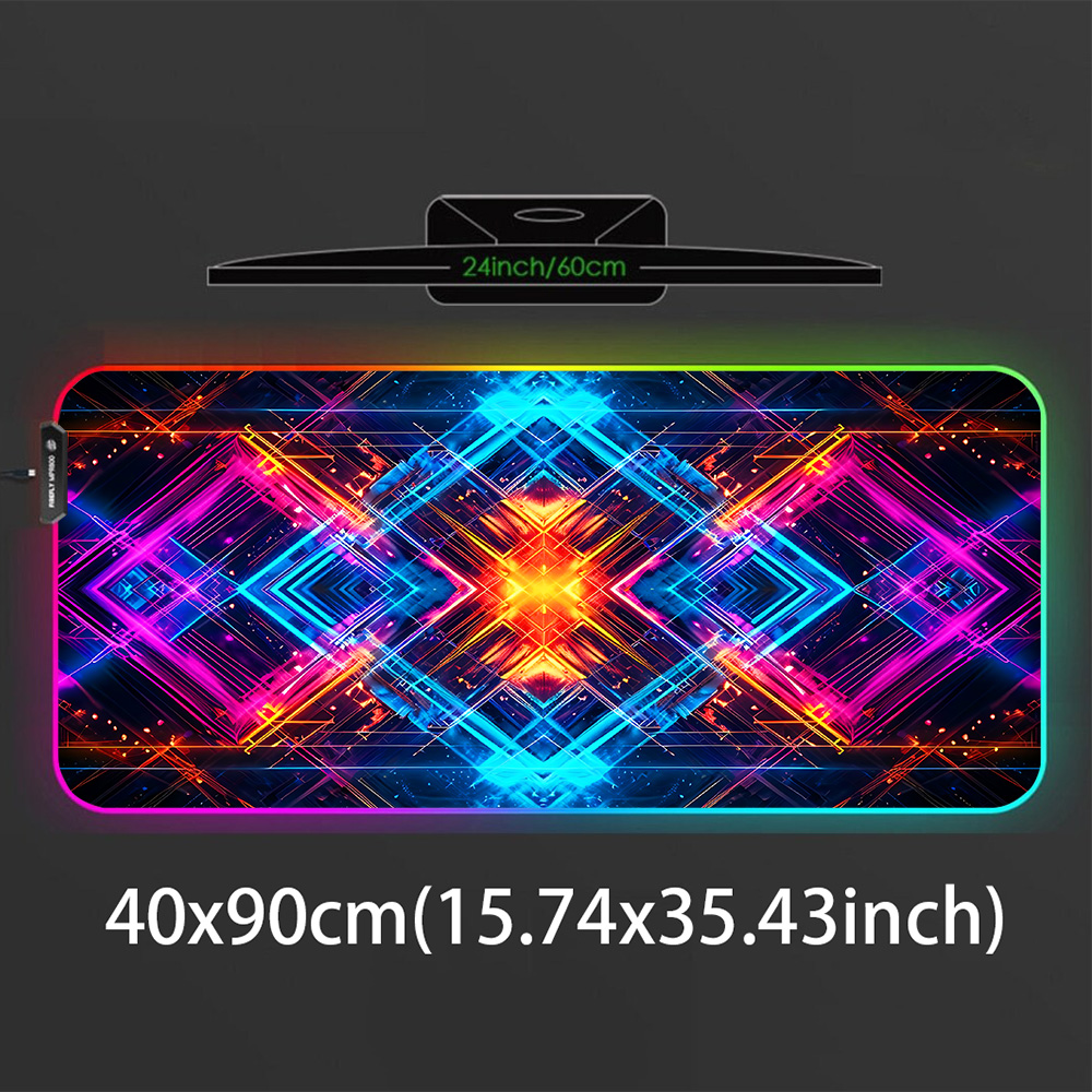 Tappetino per mouse Neon Geome - Desk Setup Rgb recensione e prezzo