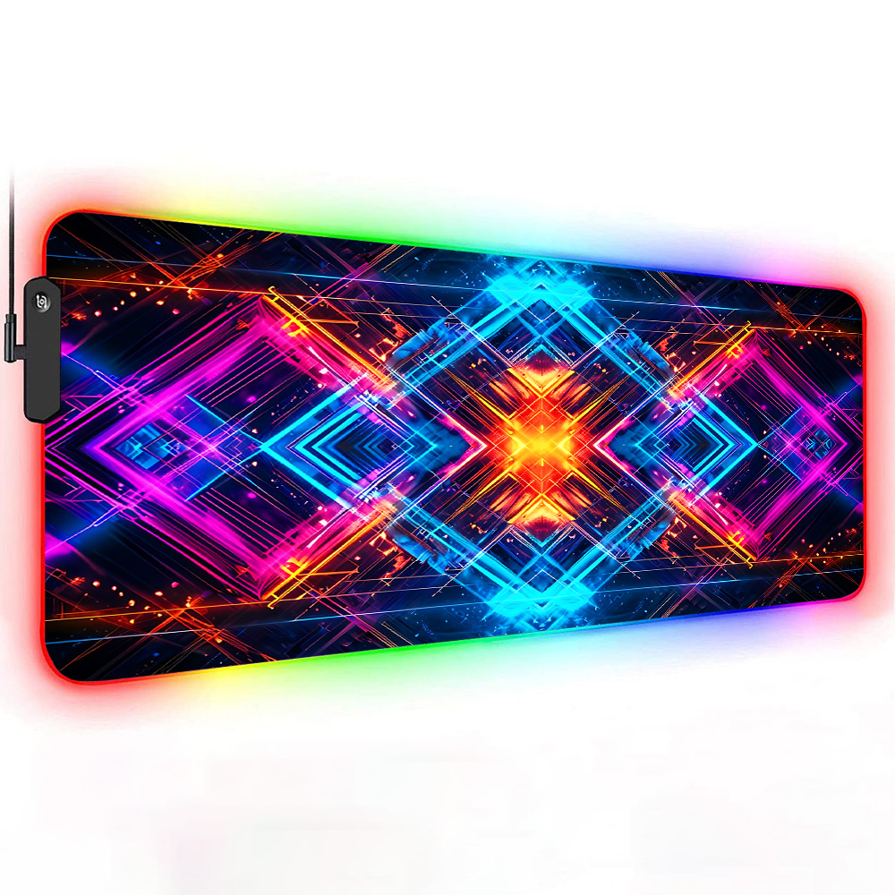 Tappetino per mouse Neon Geome - Desk Setup Rgb recensione e prezzo
