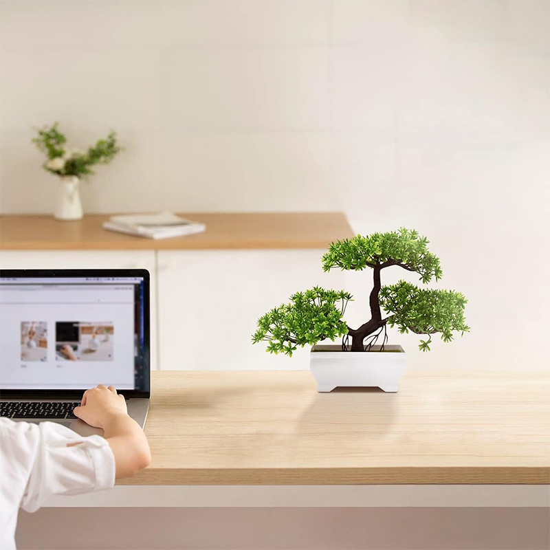 Pianta finta bionica in plasti - Desk Setup Plant recensione e prezzo