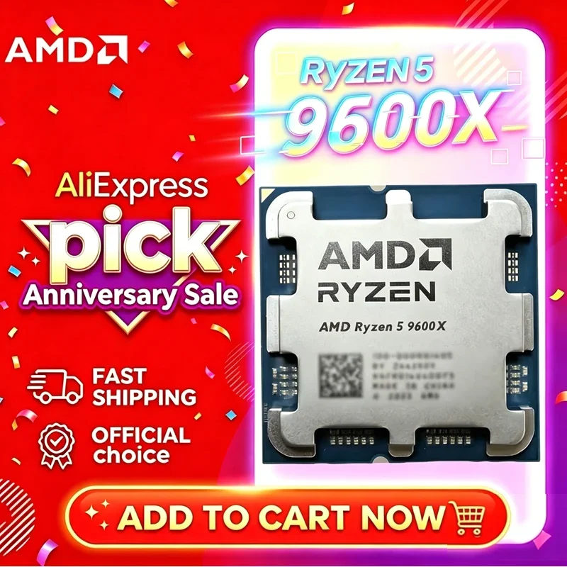 AMD Ryzen 5 9600X 100% AMD R5  - Amd Cpu Ryzen 5 recensione e prezzo