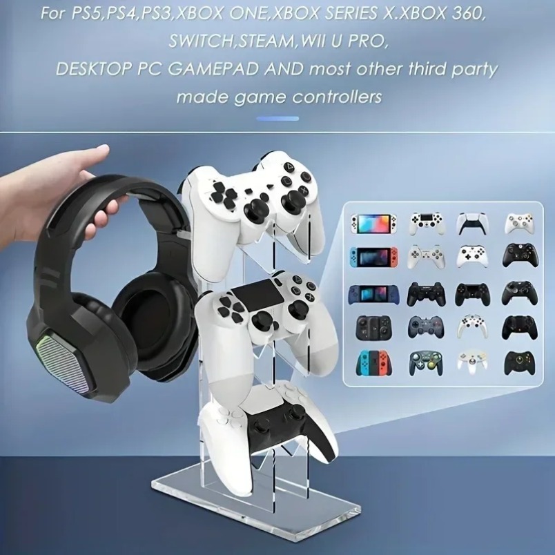 Supporto per Controller a 3 Li - Desk Setup Headphones recensione e prezzo