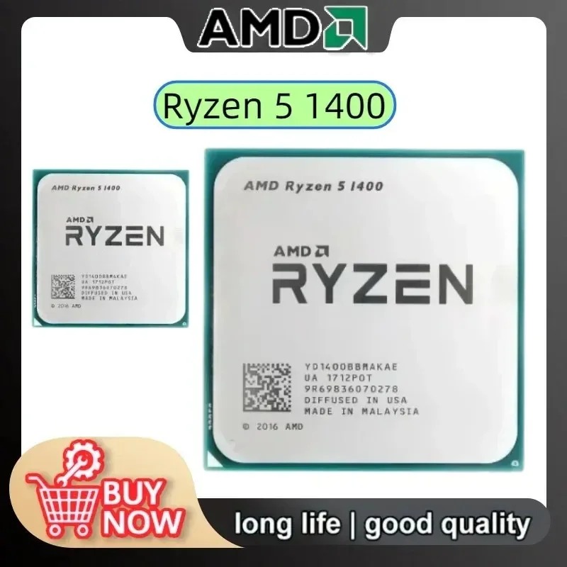 AMD Ryzen 5 1400 CPU Originale - Amd Cpu Ryzen 5 recensione e prezzo