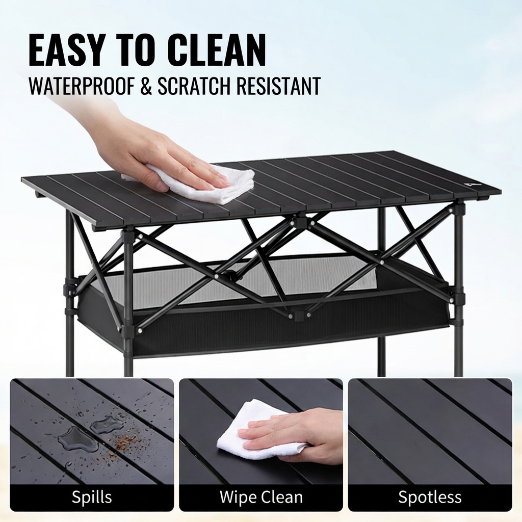 Tavolo pieghevole portatile da - Desk Setup Shelves recensione e prezzo