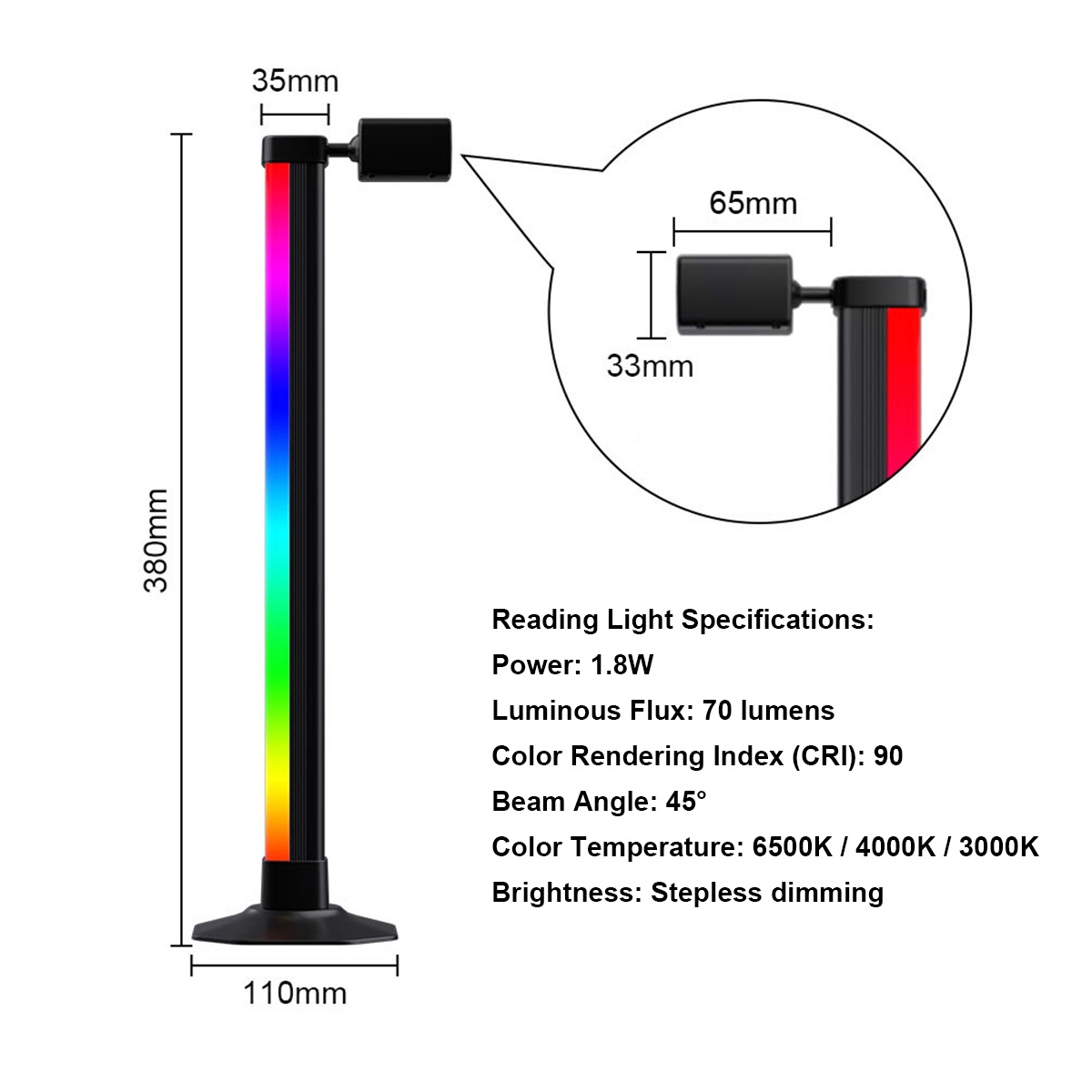 Barra luminosa intelligente a  - Desk Setup Rgb recensione e prezzo