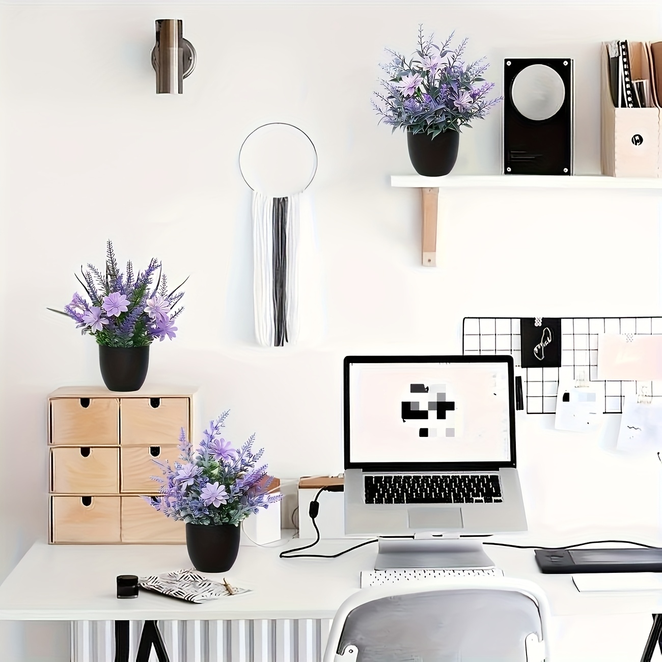 3PC Simulazione Vaso di lavand - Desk Setup Plant recensione e prezzo