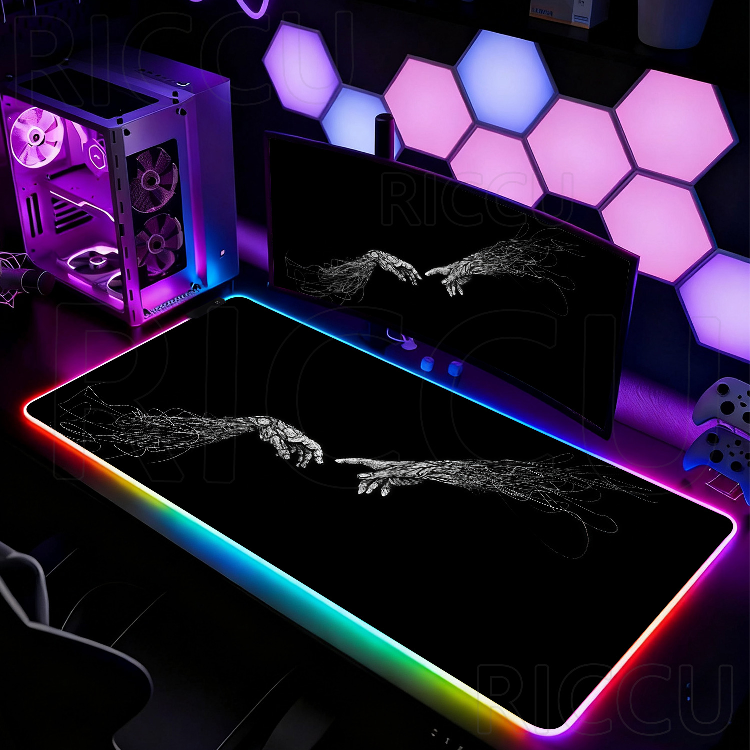 Tappetino per Mouse RGB XXL HD - Desk Setup Rgb recensione e prezzo