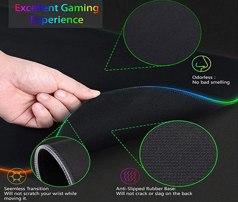 Tappetino per Mouse RGB XXL HD - Desk Setup Rgb recensione e prezzo
