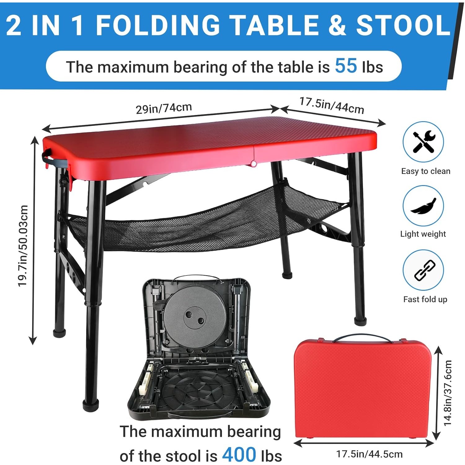Set tavolo pieghevole e sgabel - Desk Setup Notebook recensione e prezzo